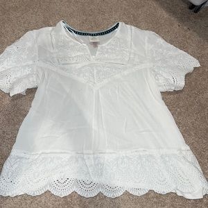 NWOT. Knox Rose white shirt.